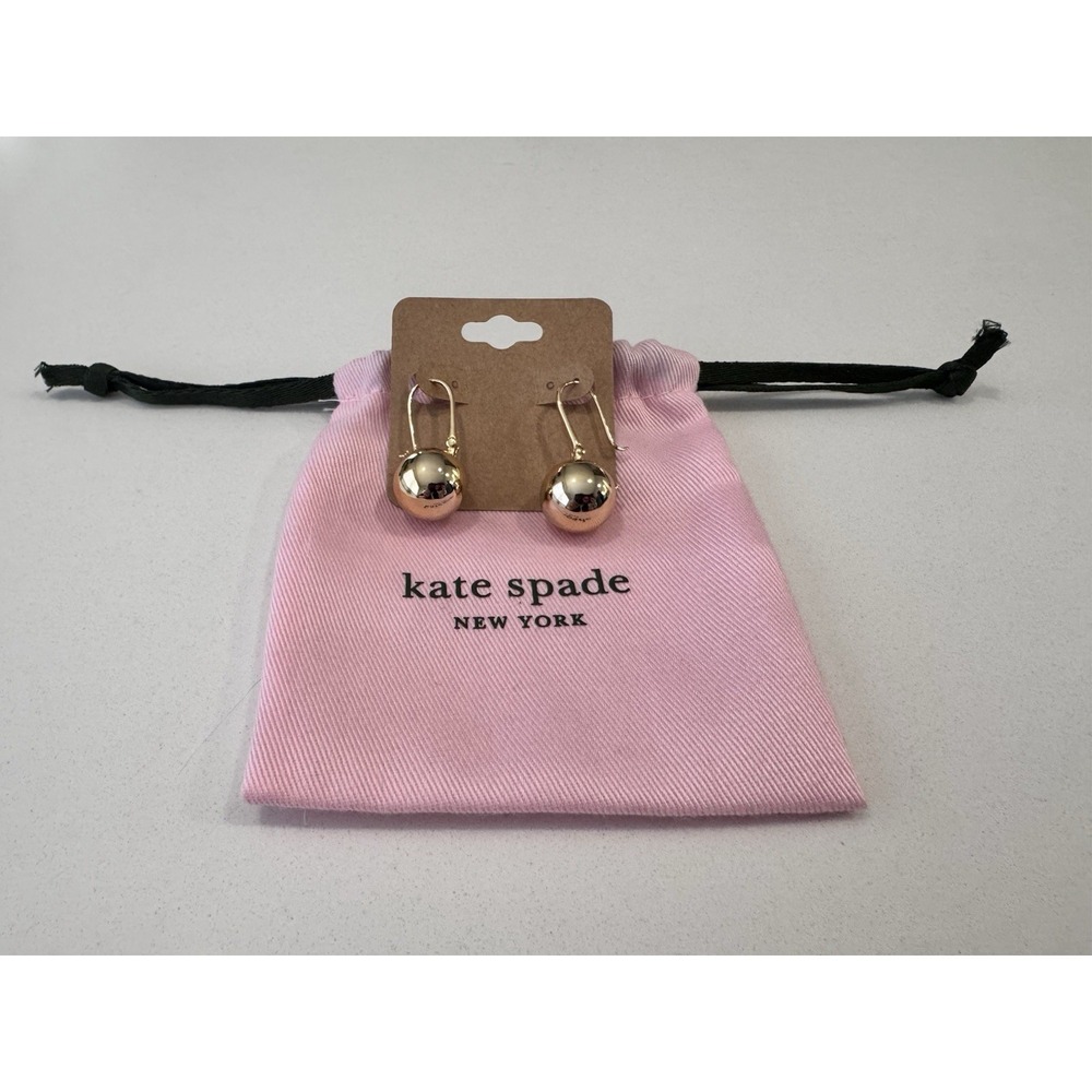 Kate Spade Dot Drop Huggies NWOT with Dust Bag